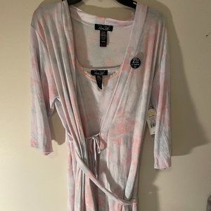 2 Piece Robe and Chemise Set